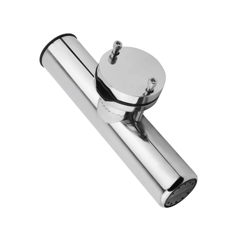 Andymarine Fishing Rod Holder Stainless Steel For Boat 360 Degrees Rotation Clamp on Marine Hardware Adjustable Boat Accessories