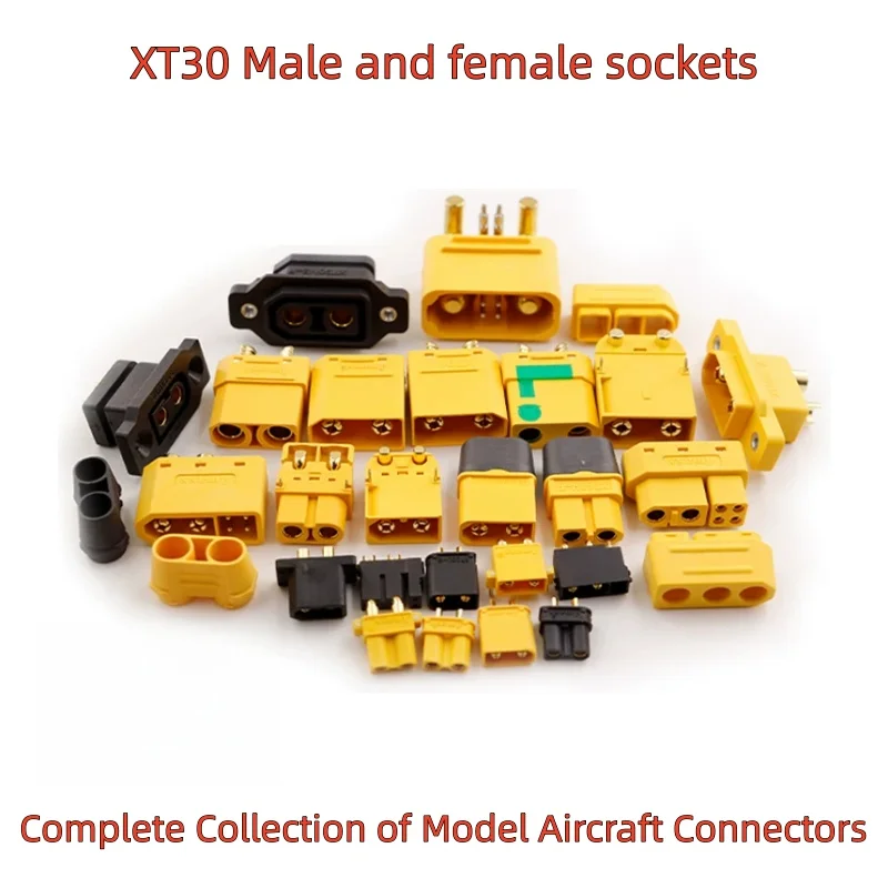 XT30 XT-30 Plug Male Female Bullet Connectors Plugs For RC Lipo Battery Quadcopter Multicopter For Aircraft accessories parts
