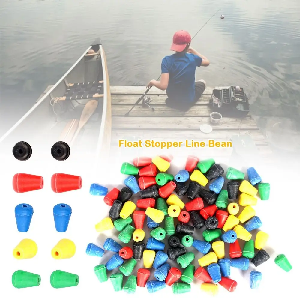 2024 Soft/Hard Anti-Collision Beans Floating Bait Hook Float Stopper Line Bean Carp Fishing Lures Fishing Beads Rock Fishing