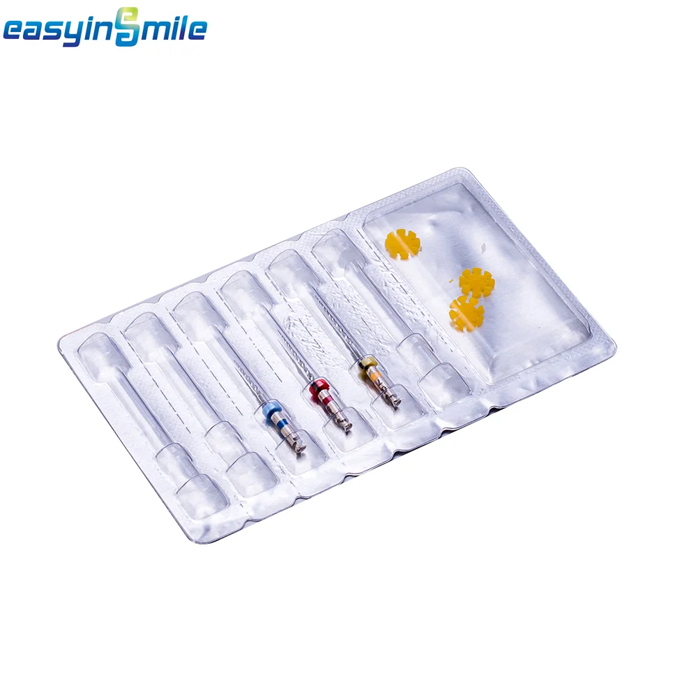 3pcs EASYINSMILE Endo X-Retreat Files Dental Root Canal Retreat Niti Rotary Endodontic Files