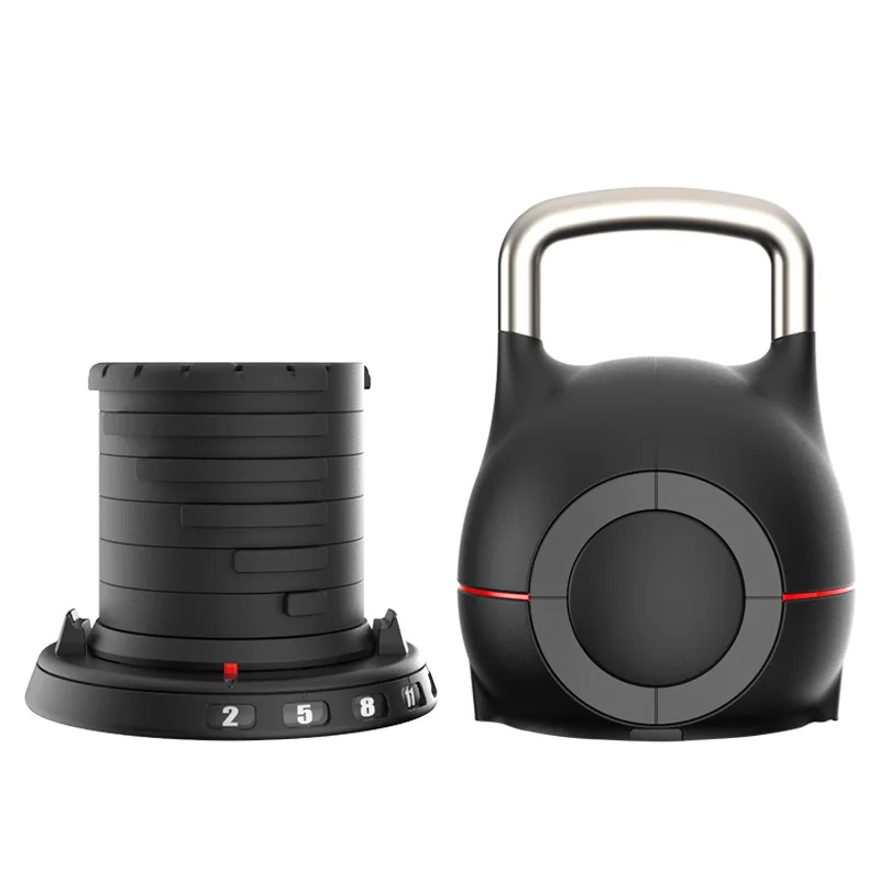 

2025 Home Gym Adjustable Used Kettlebell Set 5-44 LB Adjustable Kettlebel for Strength Training 44 LB Weights Newly