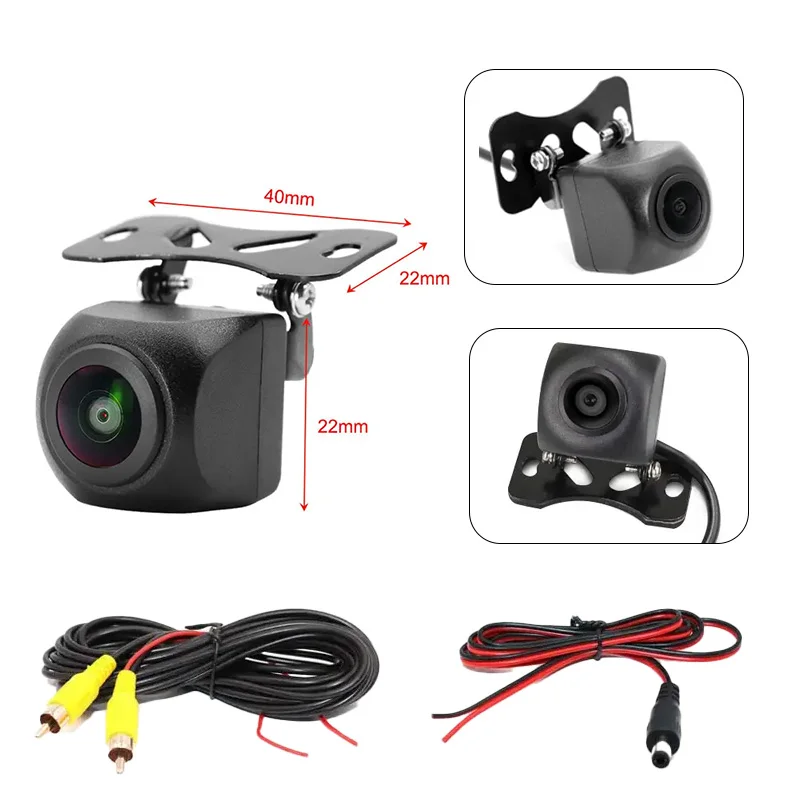 واسعة 170 °   كاميرا احتياطية عالية الدقة |   720P/1080P دقة مزدوجة ورؤية ليلية محسنة للخلف الواضح