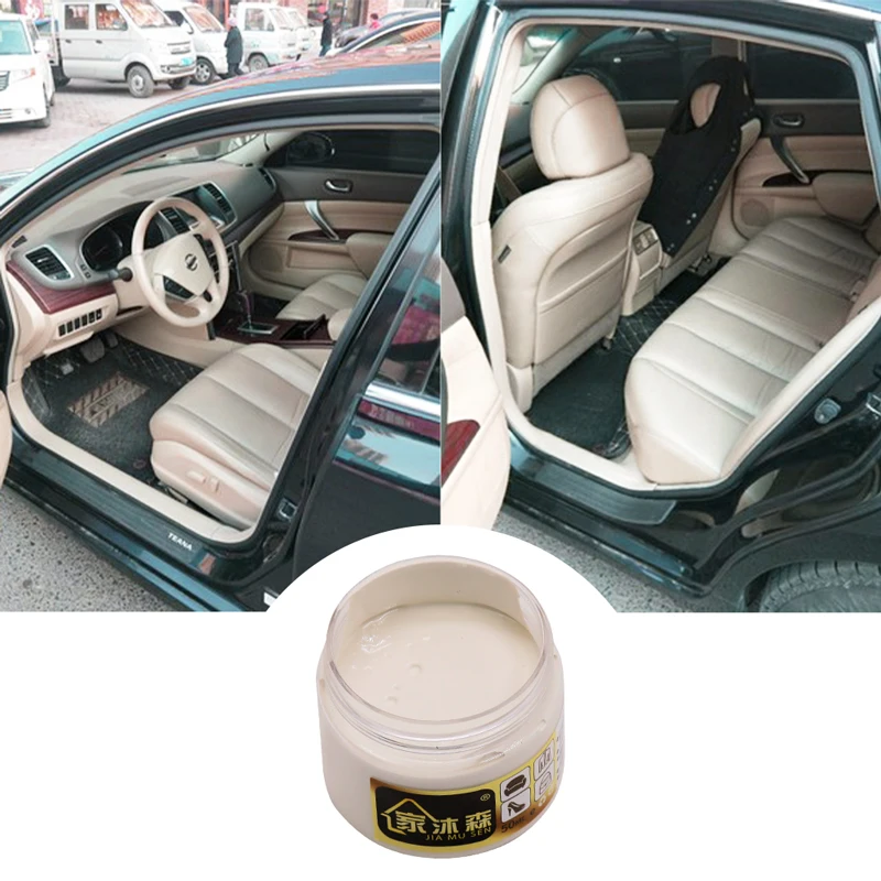 50ml Colorful Leather Cream Leather Restoration Scratch Cracks Car Seats Leather Sofa Bag Shoes Clothes Shoe Cream Acrylic Paint