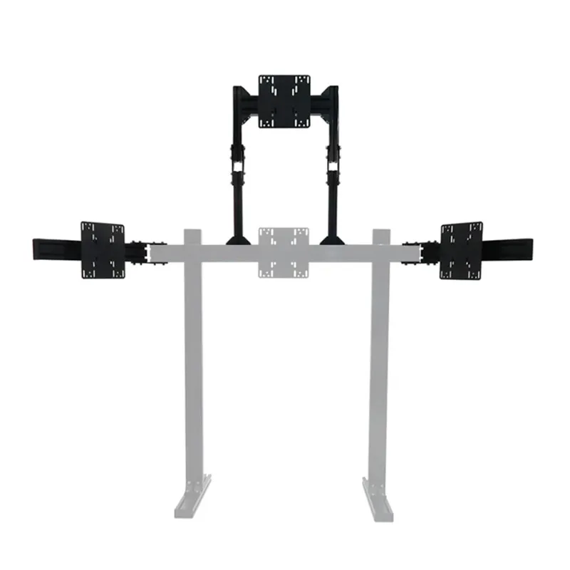 Top Sim Racing Simulator Cockpit Single Screen Mount Triple Arm Stands Bodenhalterung Mehrere TV-Bildschirme Aufhänger Monitorständer