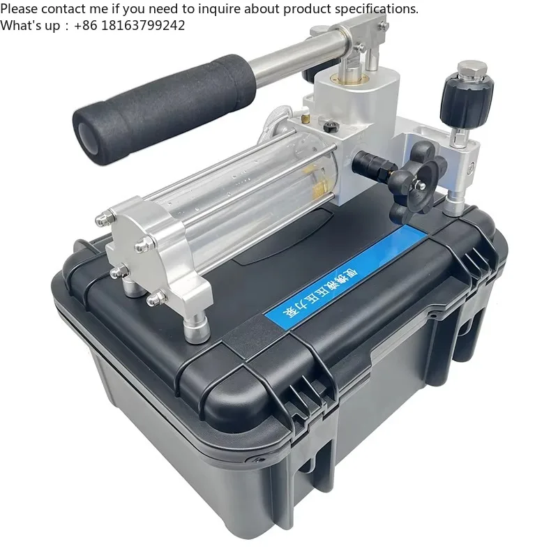 

Portable High Precision 0~100Mpa Quick Pressurization Stainless Steel Hydraulic Water Oil Calibrator Pump Pressure Gauges