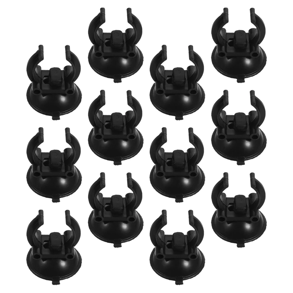 

12Pcs Aquarium Suction Cup Clips Transparent Hose Retainer Clamp Holder Fish Tank Tubing Organizer Fix Mount Support
