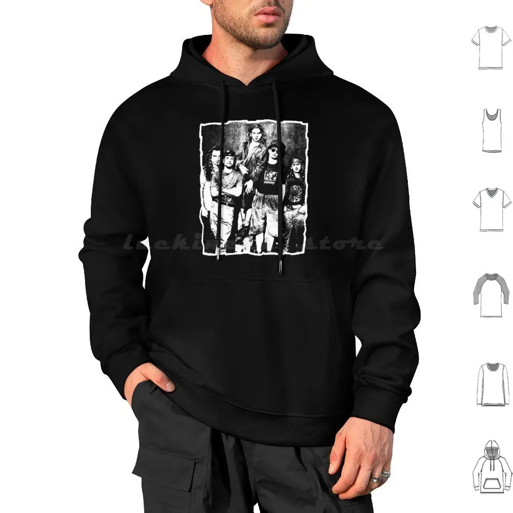 Sweat à capuche Grunge des années 90 en coton à manches longues Grunge des années 90 Seattle Pearl Eddie Pj Jam Vedder Alive Ten Even Flow Mookie Blaylock
