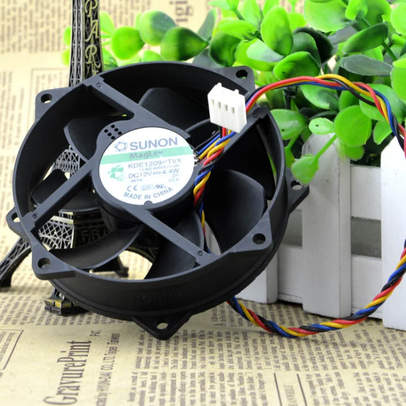 New CPU Cooling Fan for TAJUN KDE1209PTVX 12V 4.4W 4-pin Maglev Fan 9cm 9025 92*92*25mm