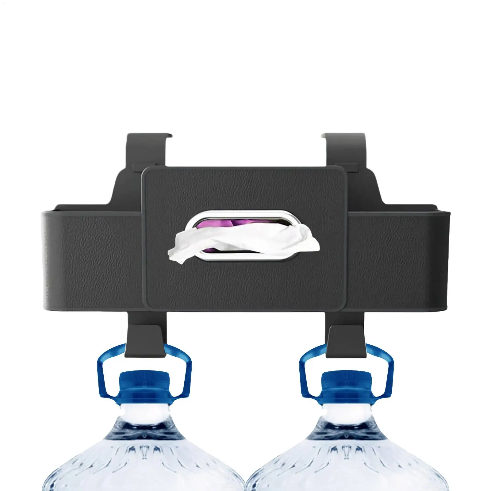 

Car Seat Organizer Tissue Compartment With Hooks Automotive Seat Back Organizers For Truck Travel Toddler Women Kids Men Trip