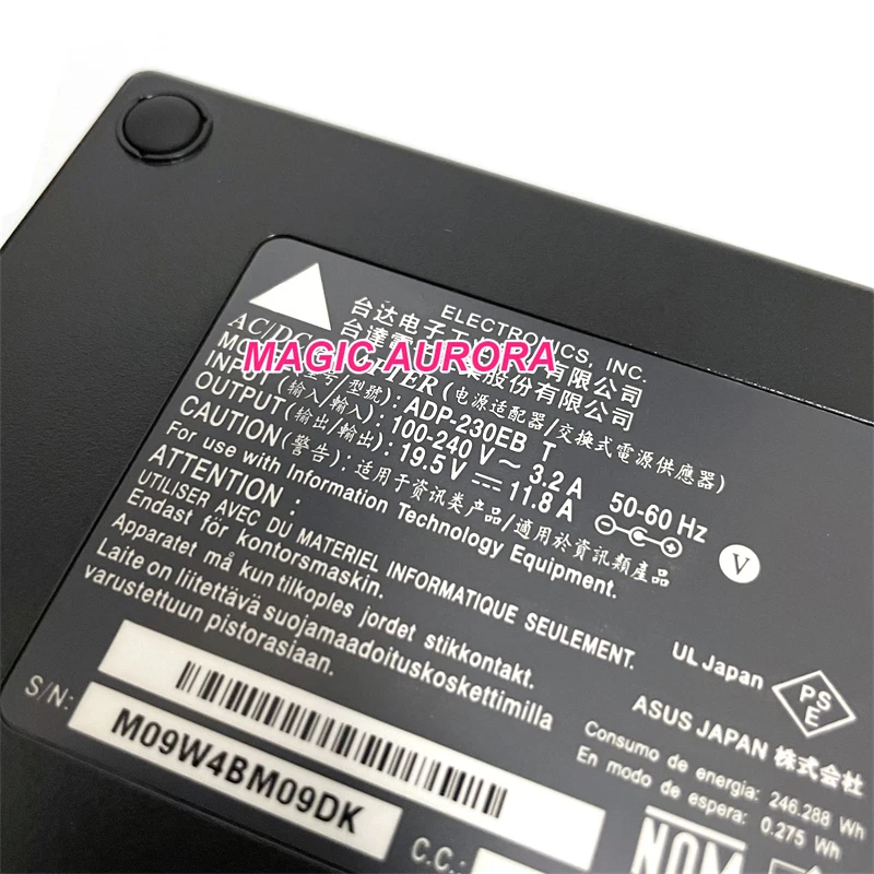 حقيقي دلتا ADP-230EB T 19.5V 11.8A 230W محول الطاقة لشركة أيسر نيترو 5 N20C1 N20C2 المفترس تريتون 300 SE نيترو 7 AN715-51