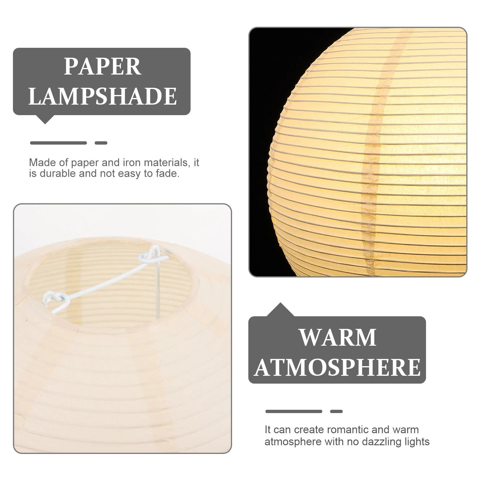 

Paper Lantern Lamp Nordic Eu Plug Simple Style Bedside Decorative Table Desk Lighting Paper Desk Light