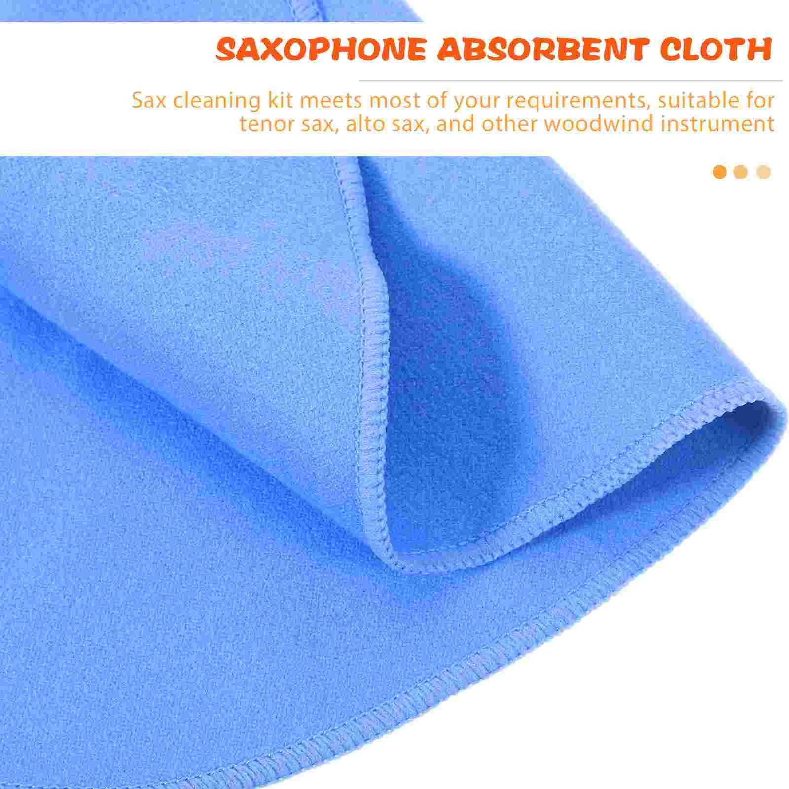 2 Buah Kain Perawatan Pembersih Strip Saksofon untuk Alat Musik Kain Perawatan Tenor Keperawatan