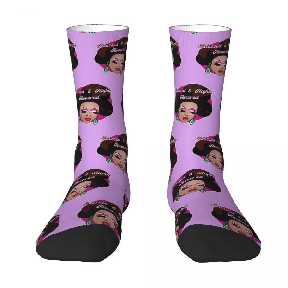 

Blessed & Highly Favoured Adult Socks Unisex socks,men Socks women Socks