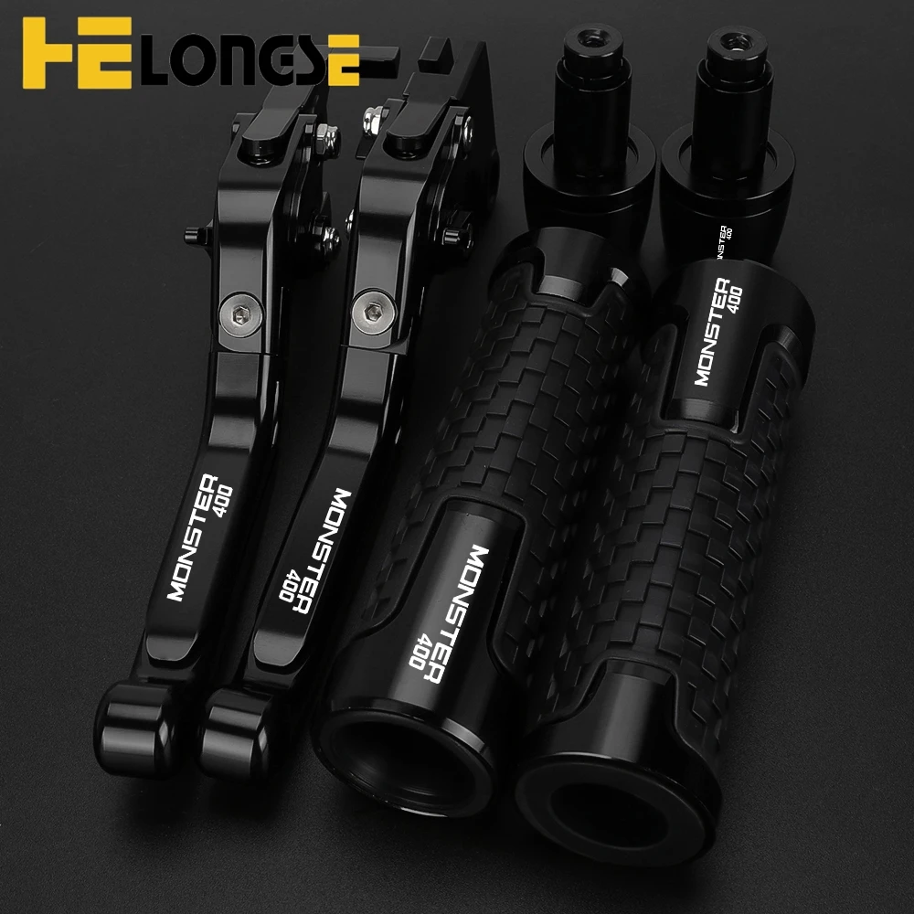 

For DUCATI 400 MONSTER 400MONSTER 2004-2007 2006 Monster 400 Motorcycle Adjustable Brake Clutch Levers Handlebar Hand Grips End