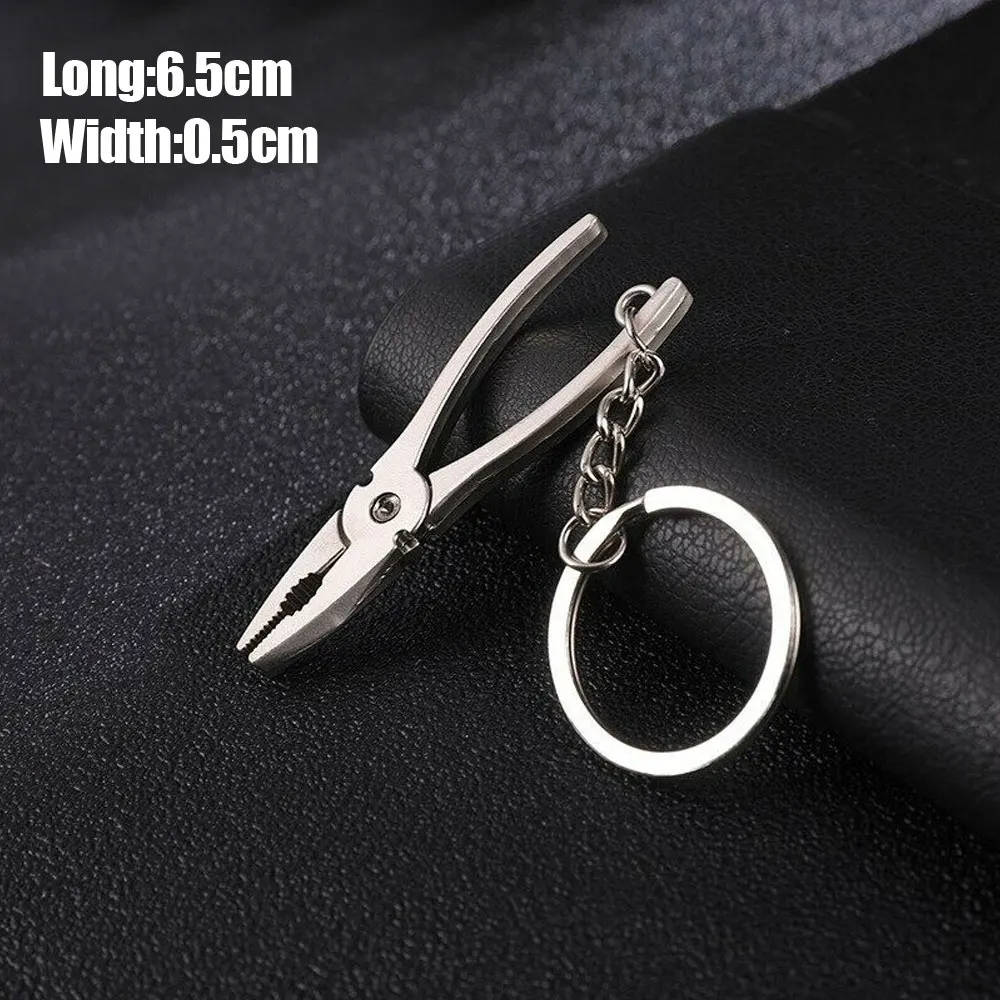 

Mini Wire Stripper Pliers Crimping Tool Portable Stainless Steel Multi-tool Woodworking Keychain Ring Nipper Hand Tools