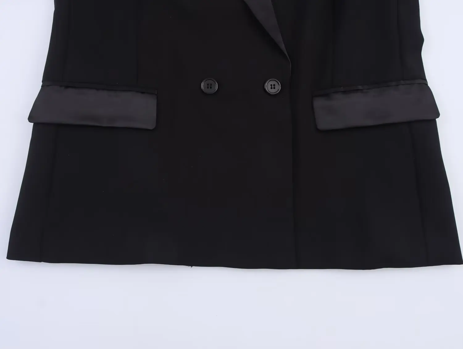 2025 spring and summer new commuter loose casual fashion suit lapel loose double-breasted suit jacket
