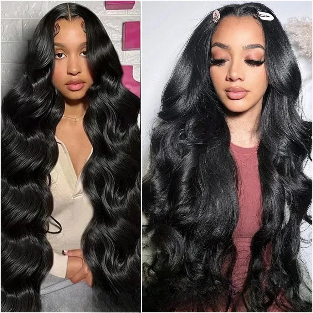 180% HD Body Wave 34 36 Inches 5X5 HD Lace Wigs 100% Human Hair Ready To Wear Lace Front Wig Transparent Remy Lace Frontal Wig