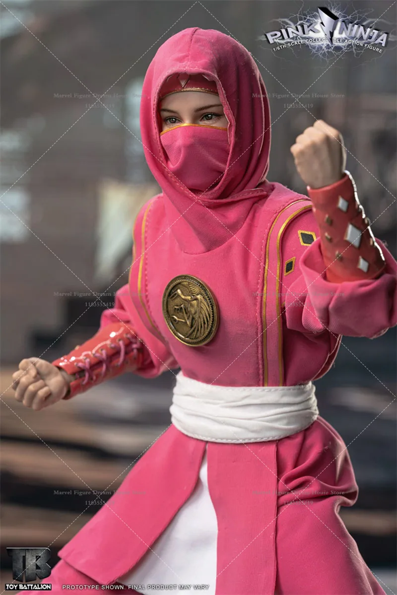 TOYS BATTALION TB018 1/6 Scale Pink Ninja Japanese Samurai Style Skill at Escape 12-inch Full Set Women  Action Figure Soldier