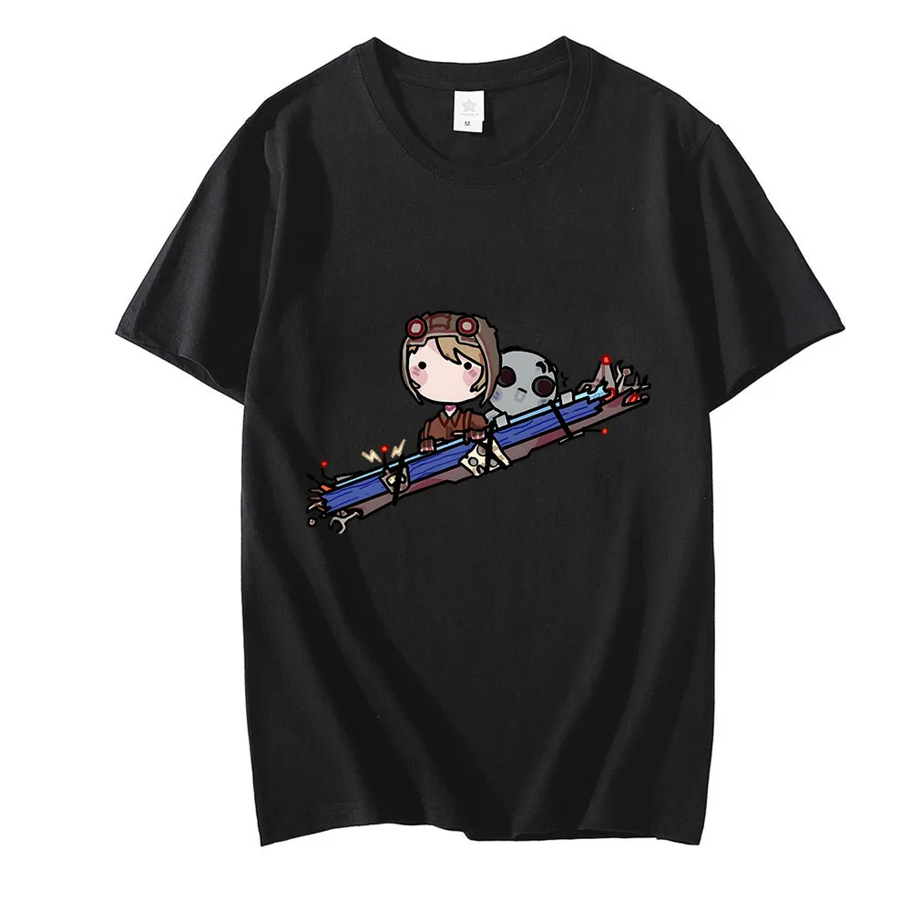 Identity V Mechanic Tracy Reznik Japanese Anime Man T Shirt Cartoon T-shirt Harajuku Graphic Tees Unisex Clothing Tops Tshirt