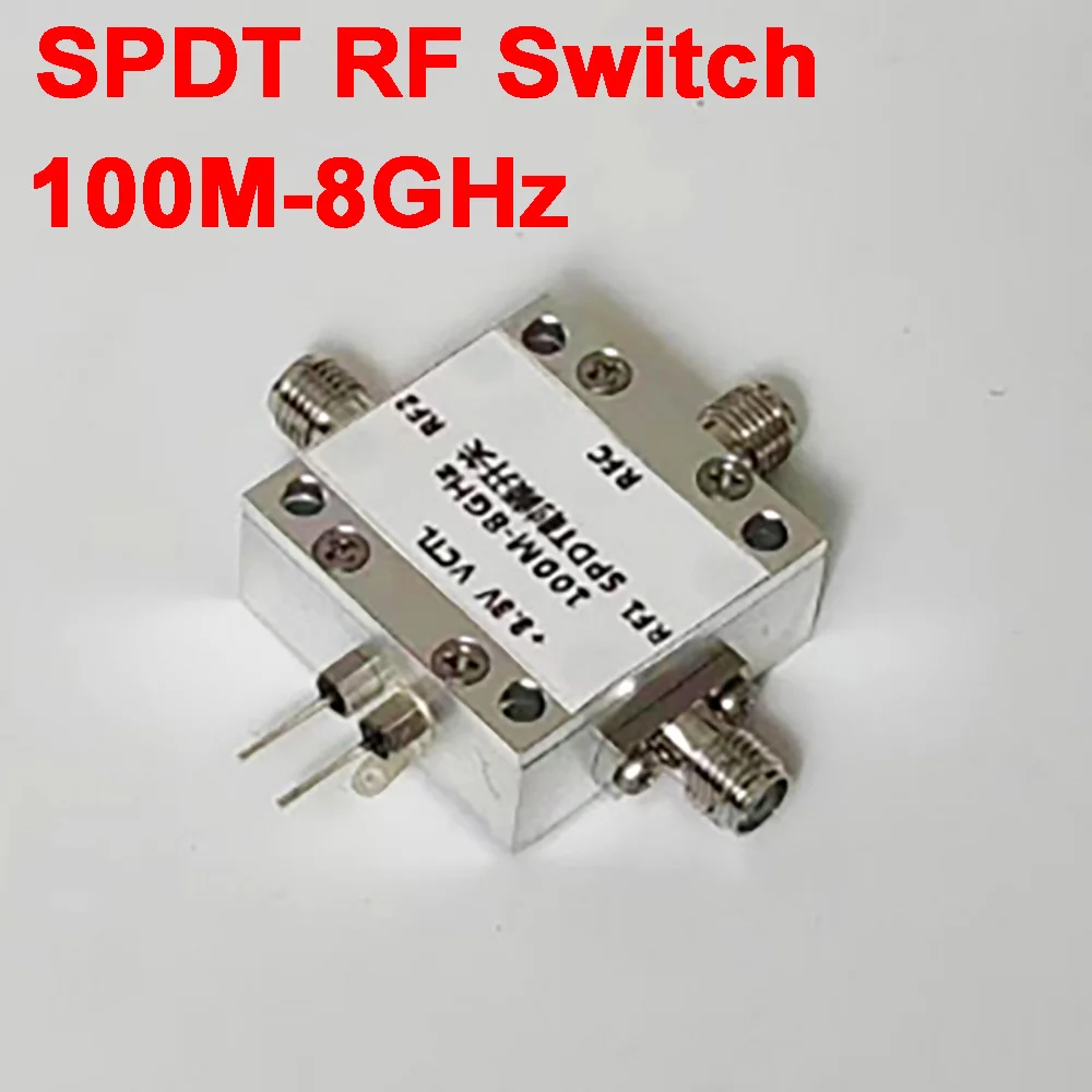SPDT RF Switch 100Mhz-8GHz / Single Pole Double Throw RF Switch Signal Conversion Switching For LNA Radio Communication Antenna