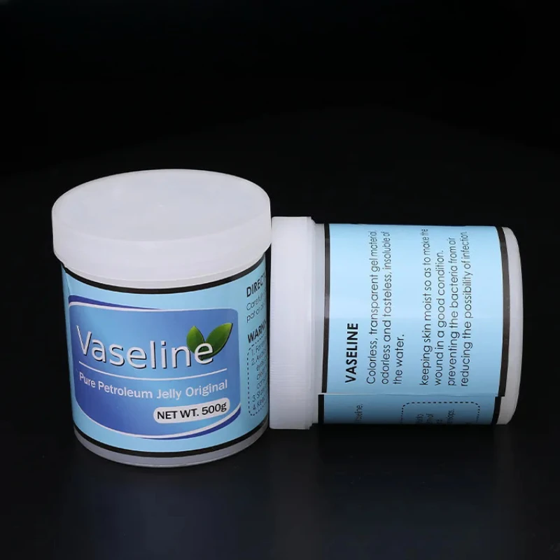 Vaselina para Tatuajes 500g, Botella Blanca, Lubricante para la Piel, Auxiliar de Coloración para Tatuajes y Maquillaje Permanente