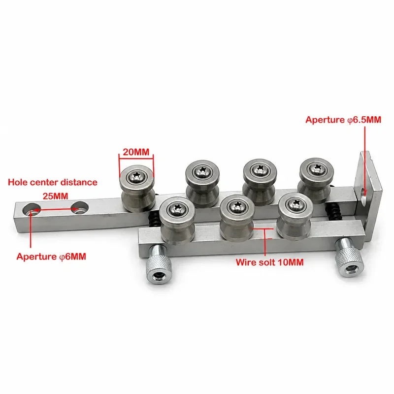 Industrial Seven Wheel Single Line Double Line Straightener General Accessories Computer Wire Cable Stripping Machine Roller