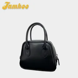 Jamhoo Japan Trend Design borsa a tracolla da donna Classic Simple Shell Versatile Casual borsa a tracolla portatile in pelle Mini donna Pur