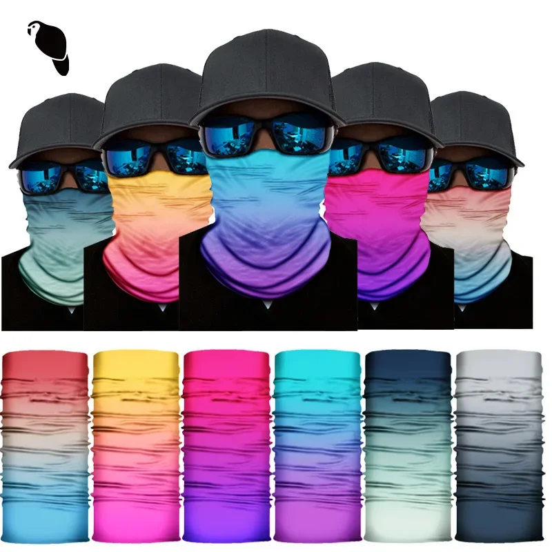 Bandana Man Balaclava Buff on Neck Warmer Outdoor Cycling Motorcycle Bandana Windproof Camouflage Face Mask Scarf Sun UV Shield