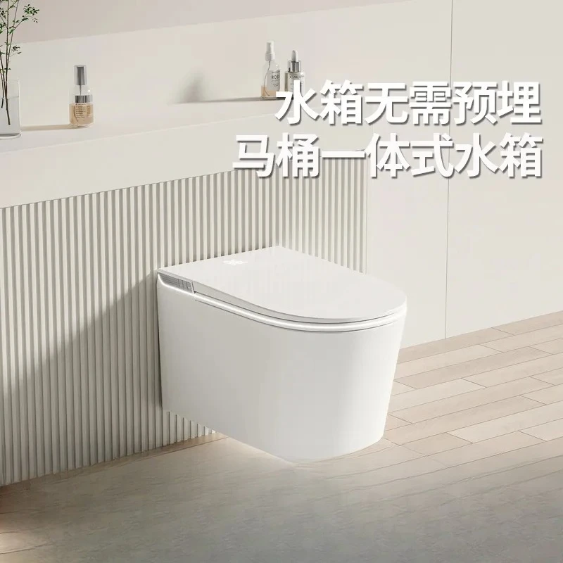 for Wall Hung Smart Toilet Hidden Iron Frame Automatic Siphon Flush Embedded Instant Heating