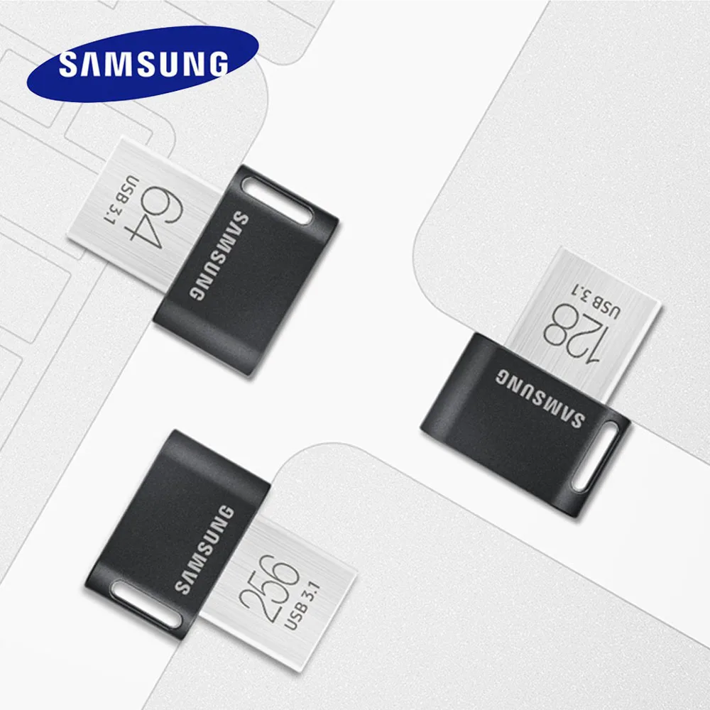 SAMSUNG USB 3.1 Flash Drive 128GB 64GB 512GB 256GB FIT Plus Mini Pendrive USB3.1 Stick U Disk Pamięć Prędkość odczytu do 400MB/s