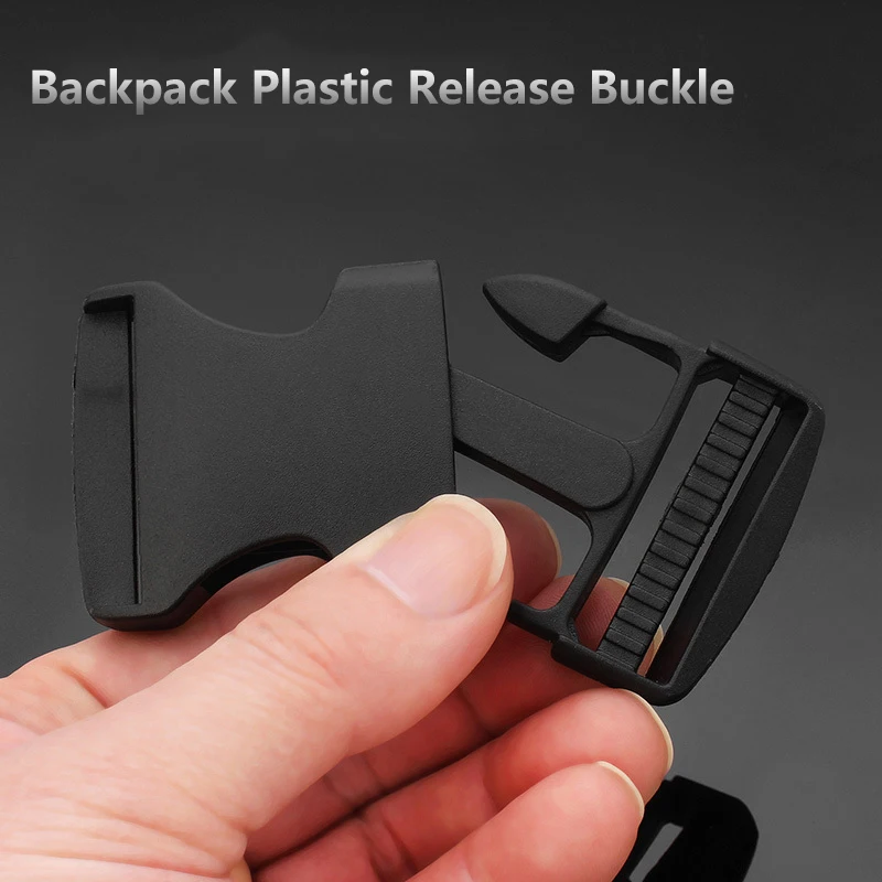 

2/5/10P 10-50mm Plastic Quick Release Closure Buckle Backpack Strap Buckles Bag Webbing Adjuster Clasp Hook DIY Sewing Accessory