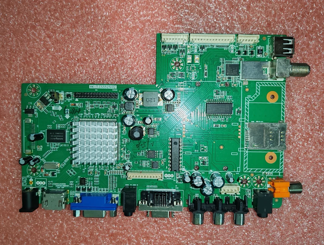 

HK-T.CS5521V02 The LED TV motherboard has been tested and photographed