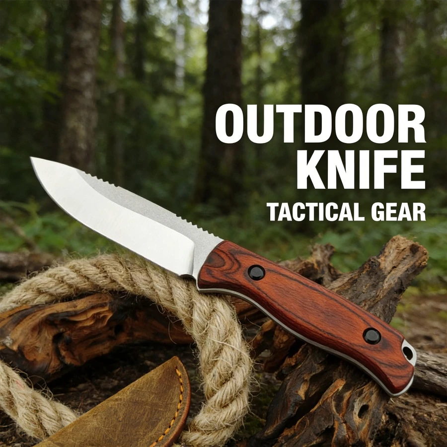 

Нож прямой 15002 с лезвием из стали CPM-S30V, для активного отдыха, кемпинга, выживания, EDC, карманный, многофункциональный, для резьбы