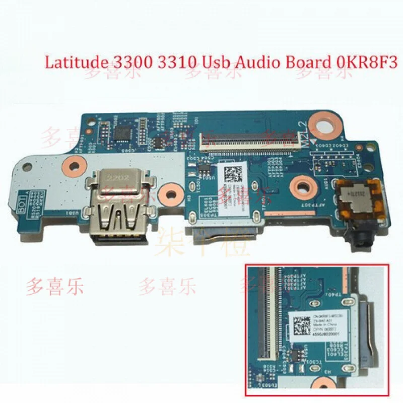 

ZZMM новая USB-аудиоплата для Dell Latitude 3300 3310 0KR8F3 KB83F