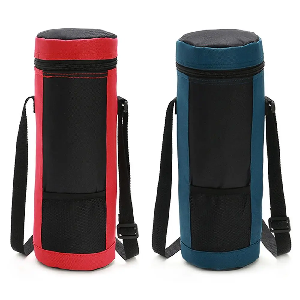 NEW Camping Hiking Universal Water Bottle Pouch Outdoor Traveling Tote Bag High Capacity