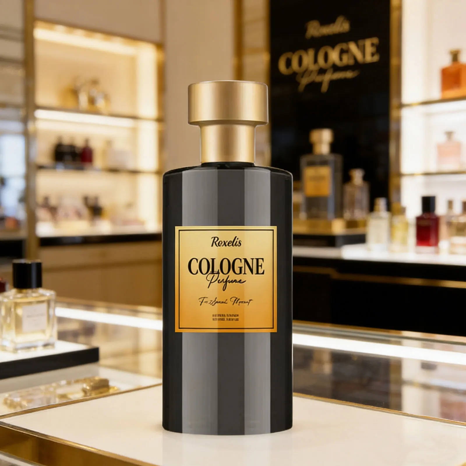 

Roxelis 50ml Long-Lasting Fresh Scent Cologne Spray Portable Daily Use Perfume for Men And Women