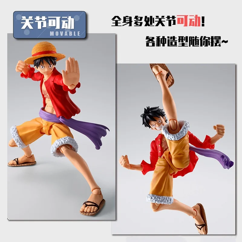 

New 15cm One Piece Luffy Invasion Of Onigashima Costume Action Figure Pvc Anime Model Figures Desktop Ornaments Children Gift