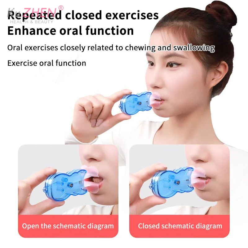 Mouth Exerciser Oral Mouth Muscle Massager Trainer Lip Closure Training Exercise Tool Reduce Mouth Breathing Face Slimming Lift