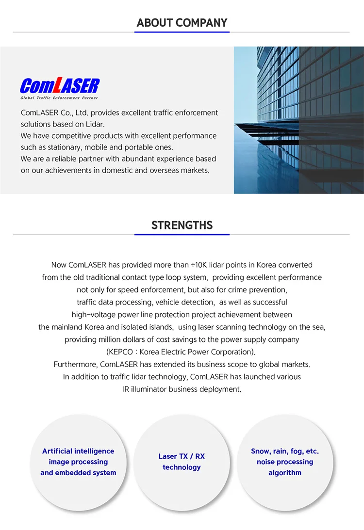 Portable Laser Speed Sensor for Speed Enforcement and Traffic Control Lightness Measuring Passing Vehicle's Speed