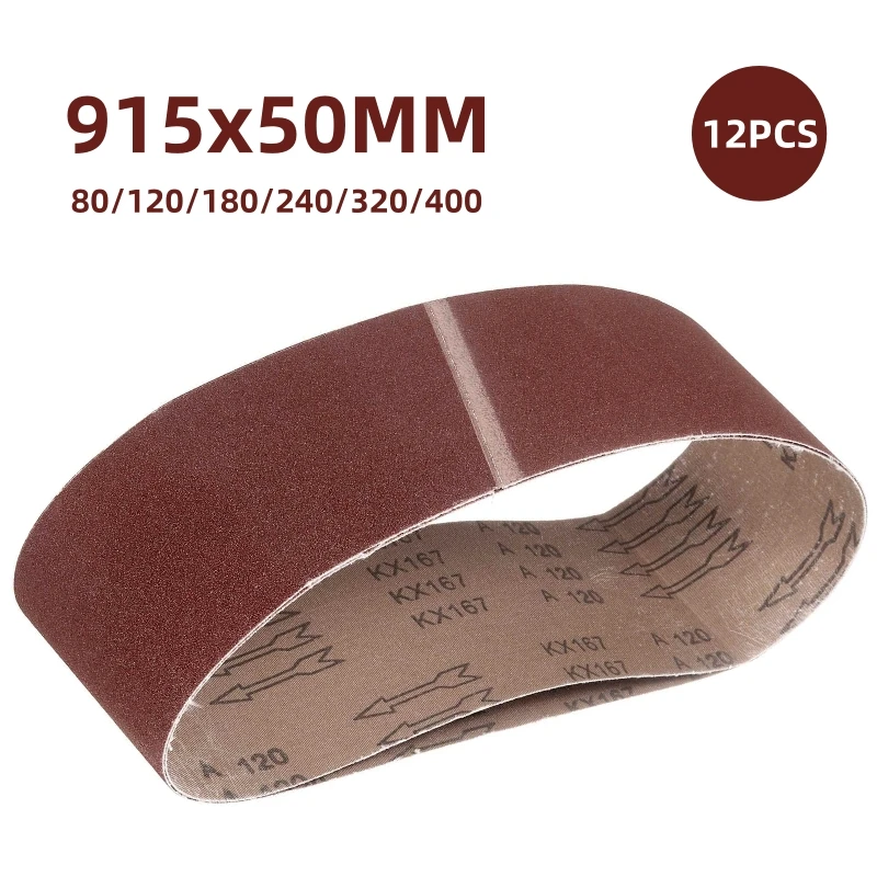 

Высококачественный набор шлифовальных лент, включая 80/120/180/240/320/400, шлифовальные ленты по дереву и металлу, набор из 12 шт.