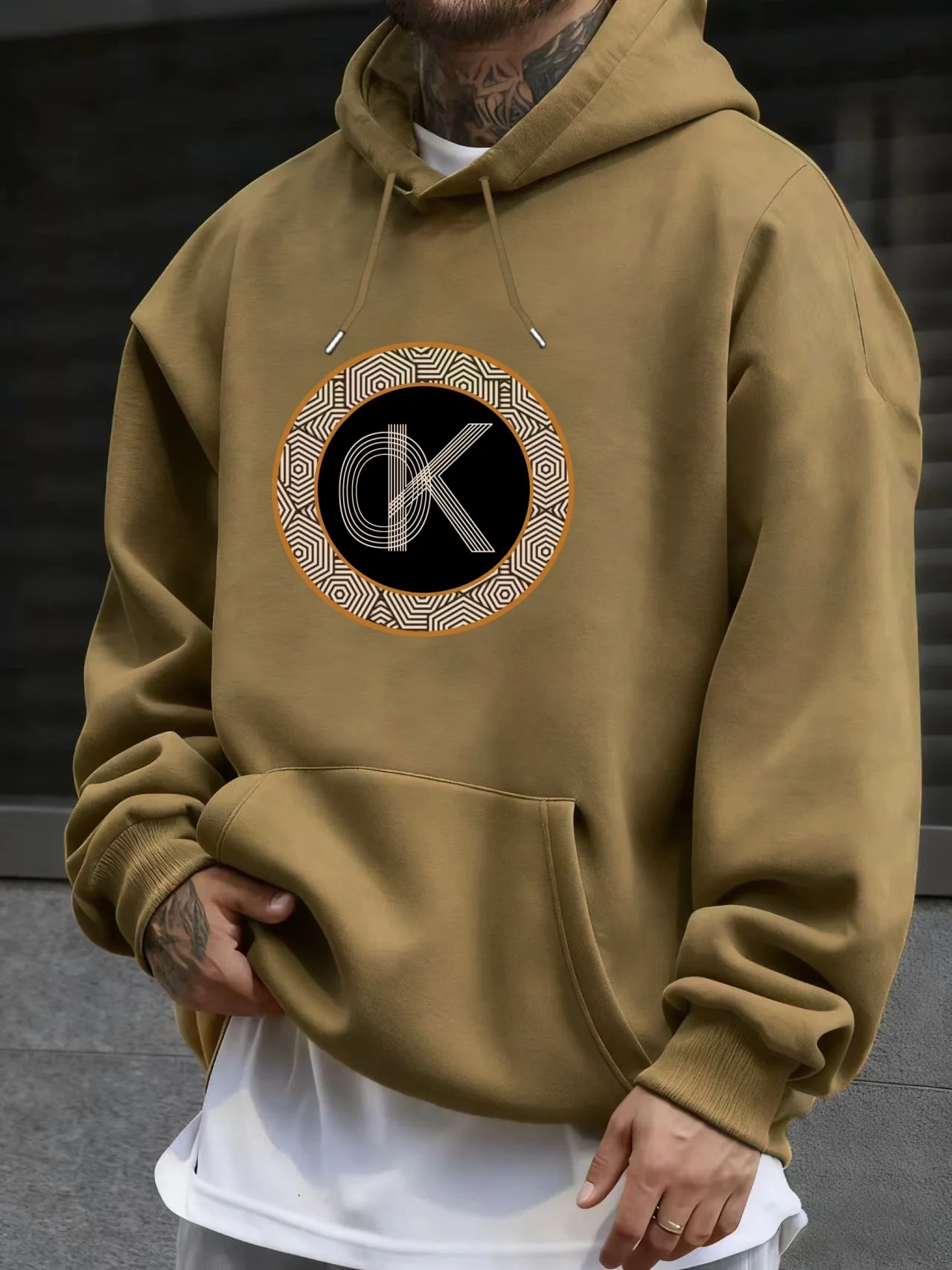 

2025 Spring Autunm Men's Hoodies Gothic Harajuku Biker Skull Graphic New Men Fashion Hoody Tops Dark Punk Skulls Retro Pullover