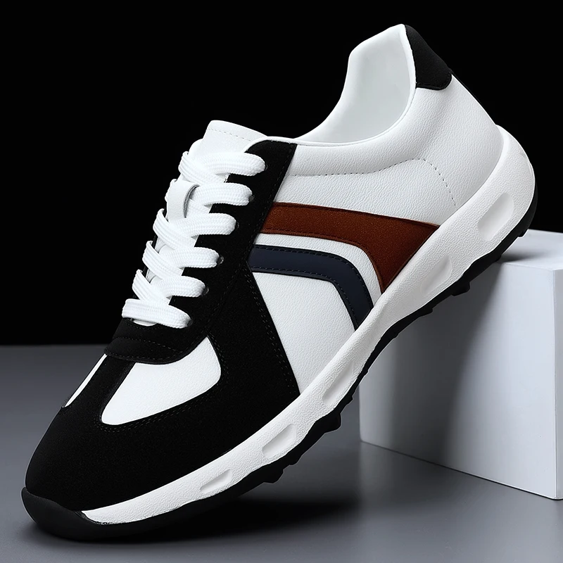 2025 Men's New Autumn German-Style Training Sneakers - Chunky Low-Tops, Breathable & Versatile for Skateboarding & Casual Wear