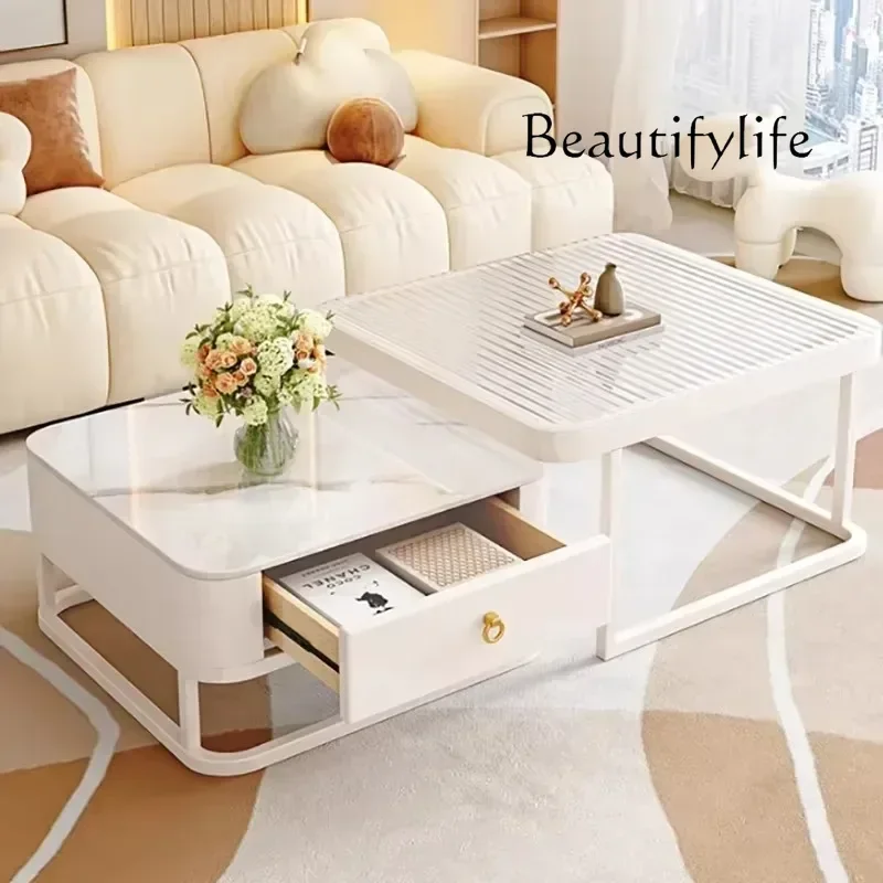 

N Дизайнерские современные журнальные столики Уникальный декор салона Модные квадратные журнальные столики Эстетический скандинавский стиль Couchtisch Модная мебель