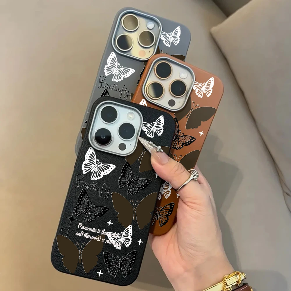 Luxuriöse Schutzhülle mit Schmetterlingsmotiv für Samsung Galaxy S25 S24 S23 Ultra S22 S21Plus FE A57 A56 A55 A54 A53 A36 A35 A34 5G INS Funda – Detail 5