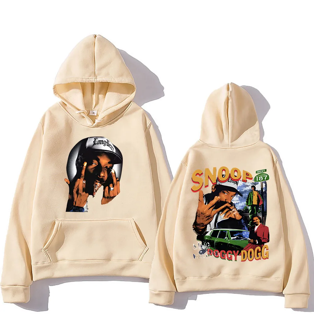 Hip Hop Snoop Dogg Graphic Printing Hoodie for Autumn/Winter Gothic Sweatshirt With Hooded Fleece Clothes Moletom Men Pullovers