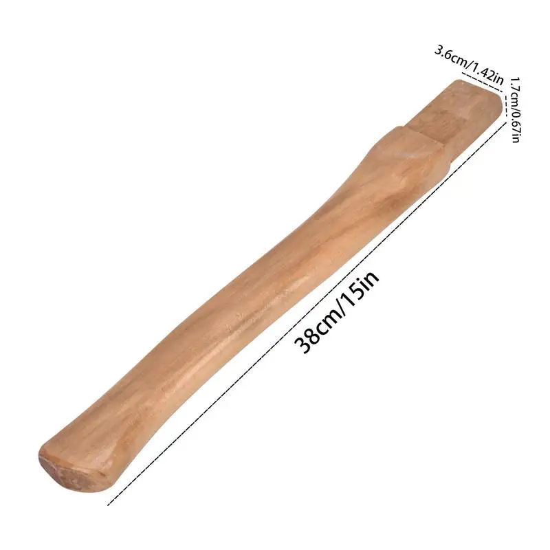 Imagem -06 - Substituição de Punho de Machado de Madeira Punho de Hickory de Madeira Curvo Longo Punho de Machado Durável Sólido para Lath Hatchet Fazenda em Casa e Jardim