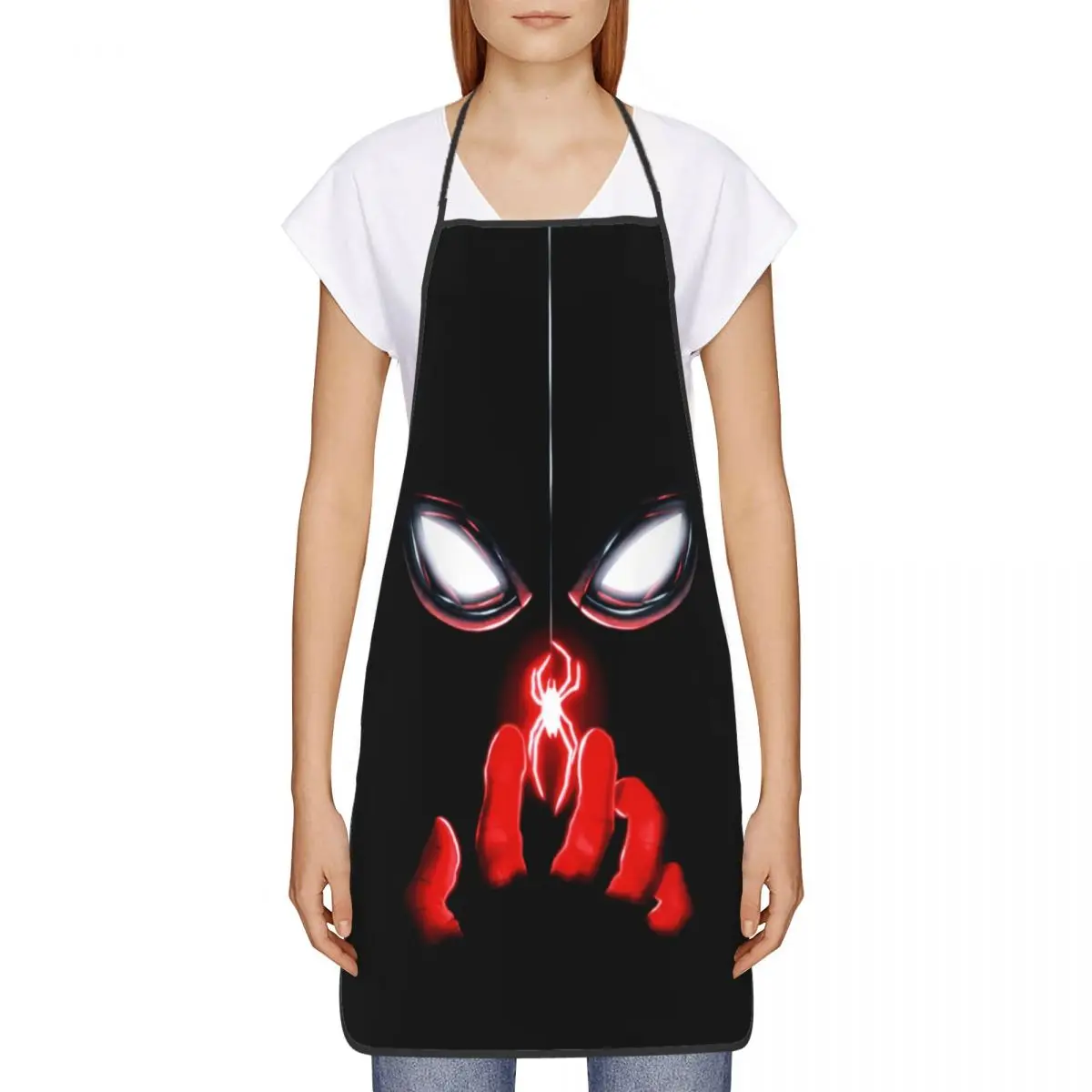 Spider Web Funny Aprons Women Men Adult Unisex Kitchen Chef Bib Tablier Cuisine Cooking Baking Gardening