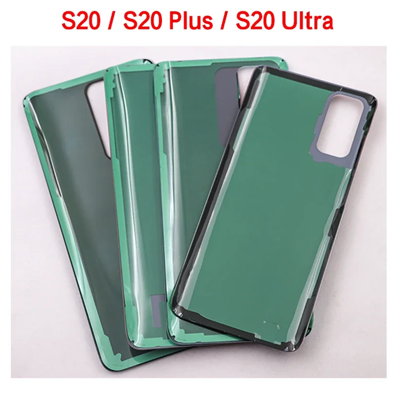 New For Samsung Galaxy S20 / S20 Plus / S20 Ultra G980 Battery Back Cover Rear Door 3D Glass Panel Housing Case Adhesive Replace