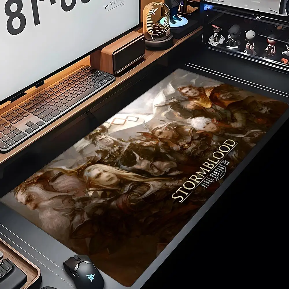 

Game Final Fantasy XIV Mouse Pad Gaming Mousepad Abstract Large 900x400x5mm MouseMat Gamer XXL Mause Carpet PC Desk