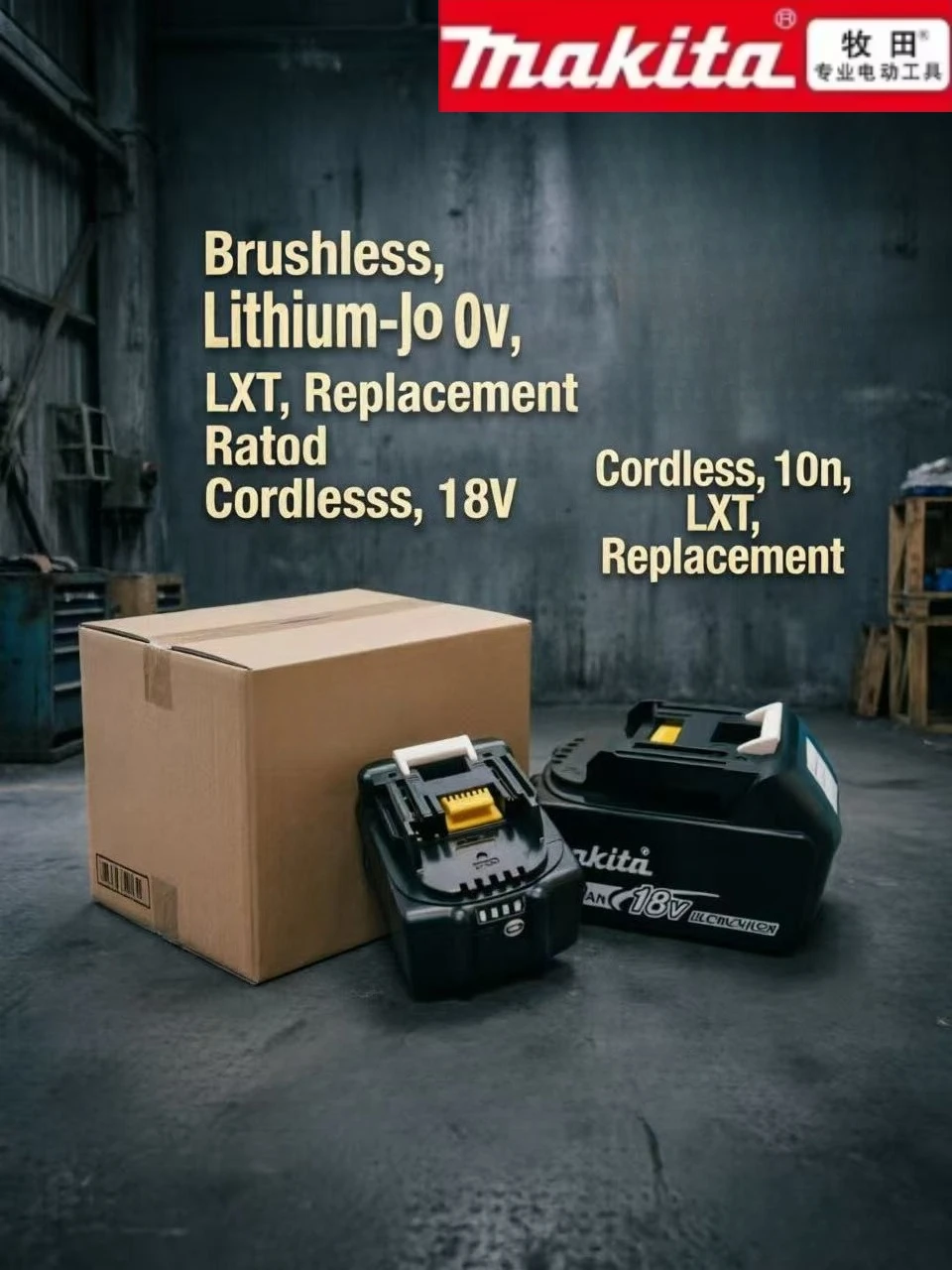 

Makita 18V 6.0Ah Lithium-Ion Replacement Battery BL1850 BL1860 BL1840 BL1830 For Makita 18V LXT Cordless Power Tools